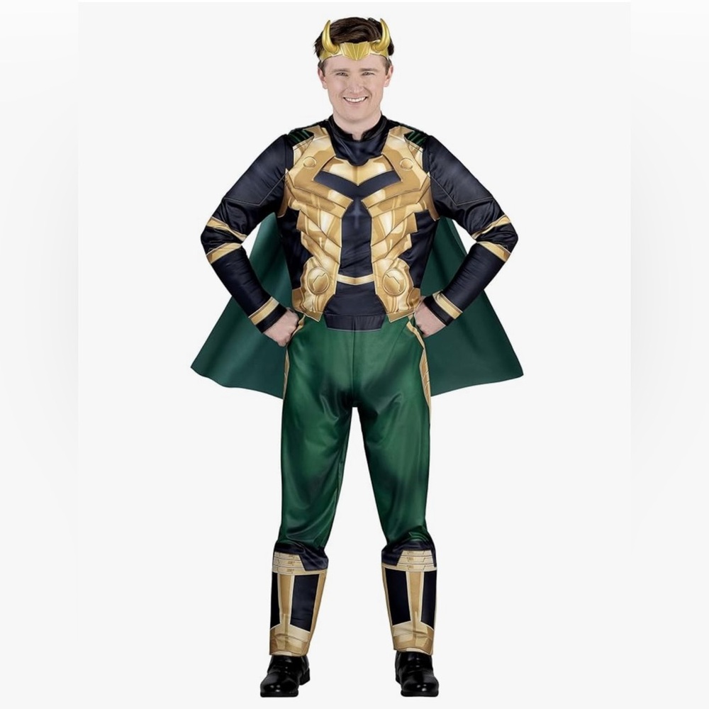 Marvel Loki Superhero Costume for Men - Large